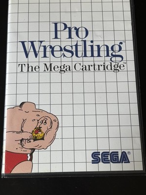 Pro Wrestling Sega Master System Game Complete In Box With Instructions