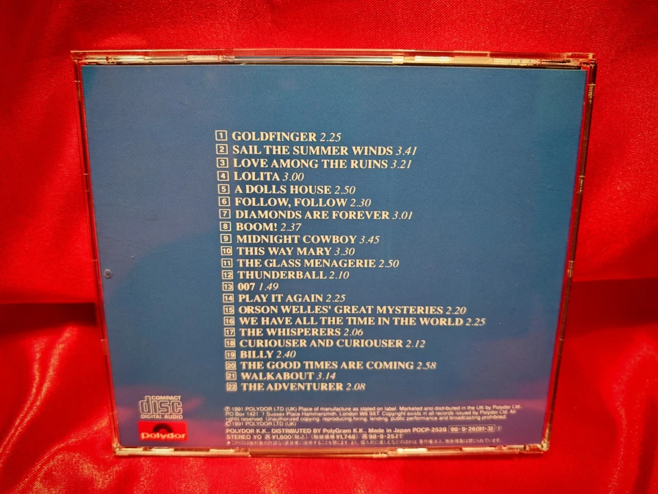 JOHN BARRY - "THE MUSIC OF JOHN BARRY" rare SOLD OUT Japan/ OBI CD - Bild 3 von 3