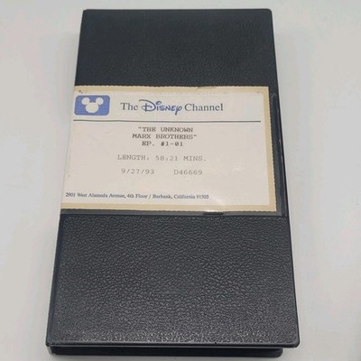 Disney VHS The Unknown Marx Brothers Tape Episode 01-01 Part 1 Screener