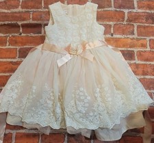 Bonnie Jean Girls Special Occasion Dress - Size 3T Pink Easter 🐣