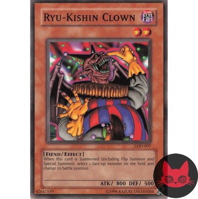 Yugioh Ryu-Kishin Clown LOD-007 Common NM