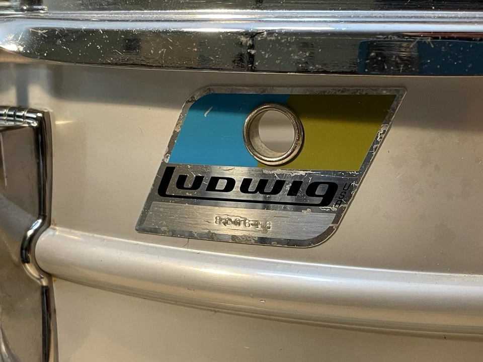 Ludwig Acrolite 5x14 Snare Drum 1970 - klingt phänomenal! Top Zustand! - Bild 3 von 4