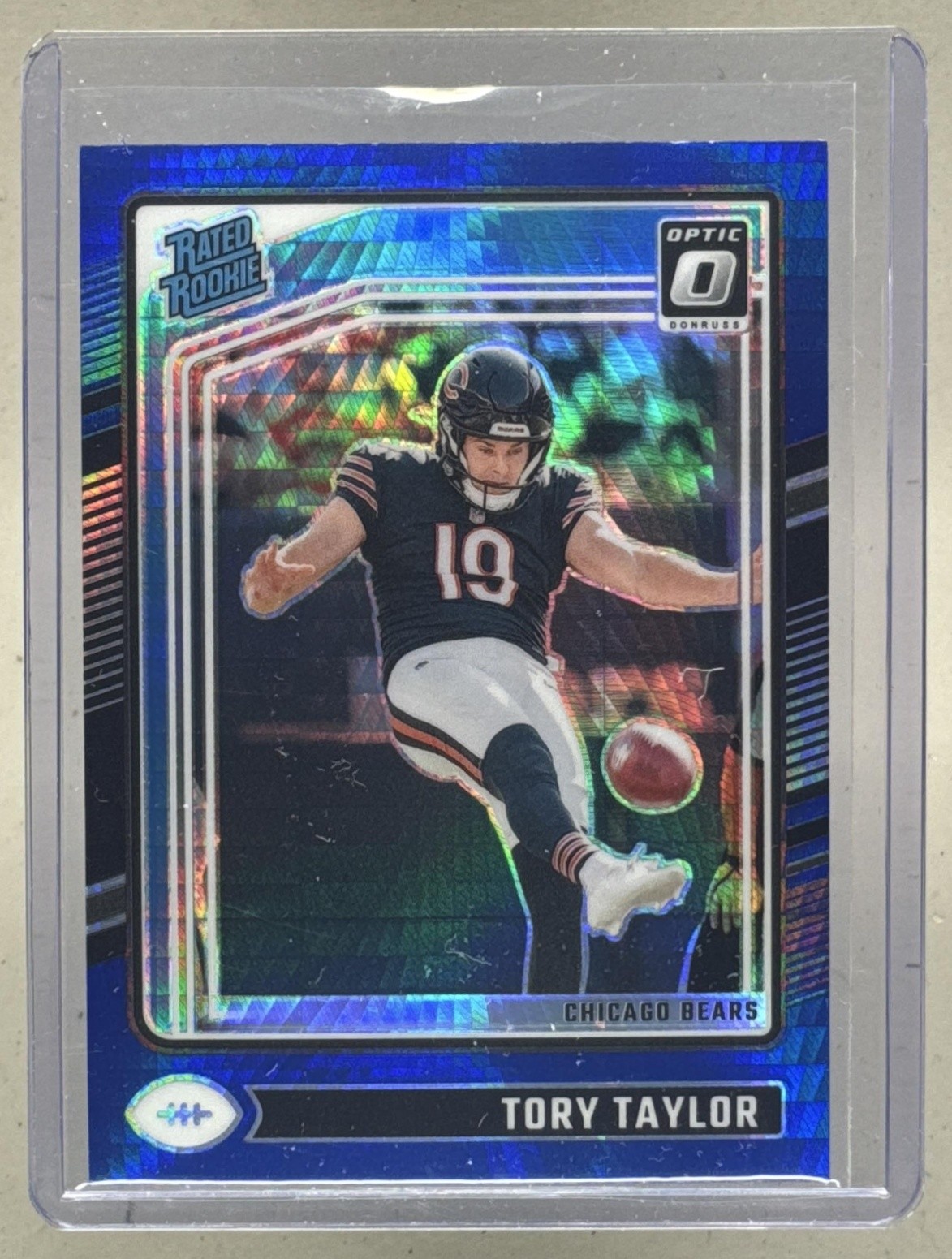 Tory Taylor Panini Donruss Optic #278 Blue Hyper