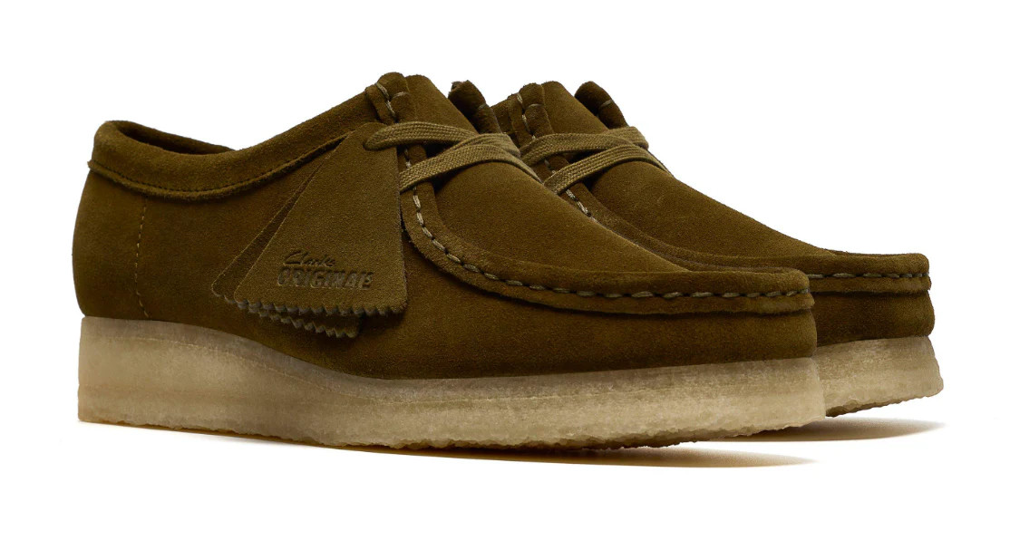 【新品・未使用】Clarks Wallabeeスウェード オリーブ25.0㎝ Clarks Wallabee Lo - 26186509 - Olive Suede (WOMEN'S) | eBay