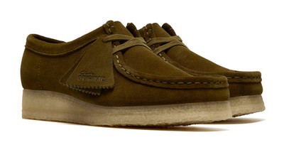 Clarks Wallabee Lo - 26186509 - Olive Suede (WOMEN'S) | eBay