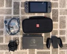 Nintendo HAC-001 32GB Switch Console - Black With Dock - No Drift Adult Owned