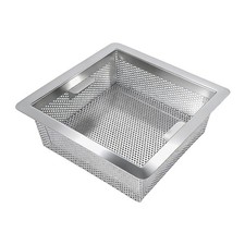 8.5 in x 8.5 in x 3 in Stainless Steel Commercial Floor Drain Strainer, Comme...