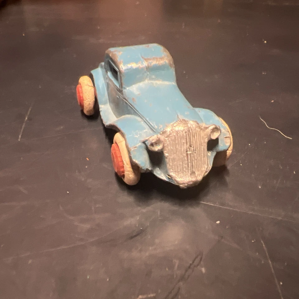 Barclay Or Arcade, 1930's Chevrolet Coupe, Blue, Original Cast Slush Metal - Image 2 of 4