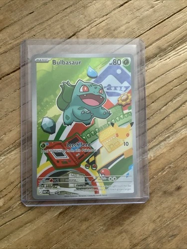 Pokémon Bulbasaur 037 First Partner Illustration Full Art Holo Promo