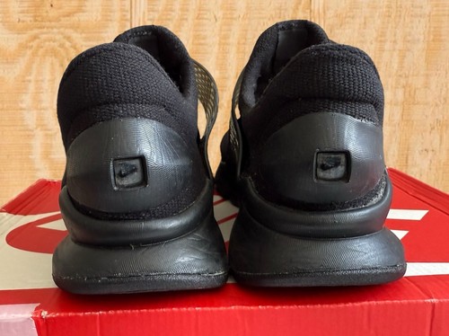 RARE! NIKE SOCK DART Mens 10 TRIPLE BLACK RUNNING SHOES SNEAKERS 819686-001 - Picture 3 of 11