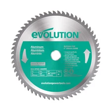 Evolution 8BLADEAL Aluminum & Non-Ferrous Metal Saw Blade, 8 Inch X 60-Tooth