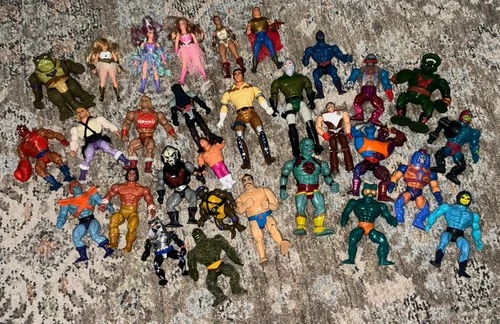 VINTAGE HEMAN MOTU MASTERS OF THE UNIVERSE FIGURE LOT & More
