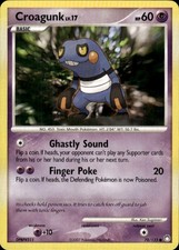 Croagunk 78/123 Common Mysterious Treasures Pokemon Lightly Played