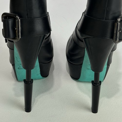 ruthie davis italia tripla fibbia plateau tacco 5” taglia 37 - Foto 4 di 15