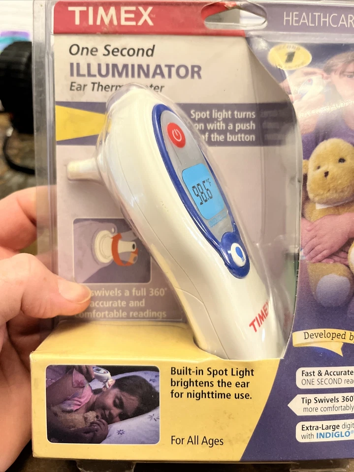 Timex One Second Illuminator Ear Thermometer. Brand New & Sealed — 第 2/4 张图片