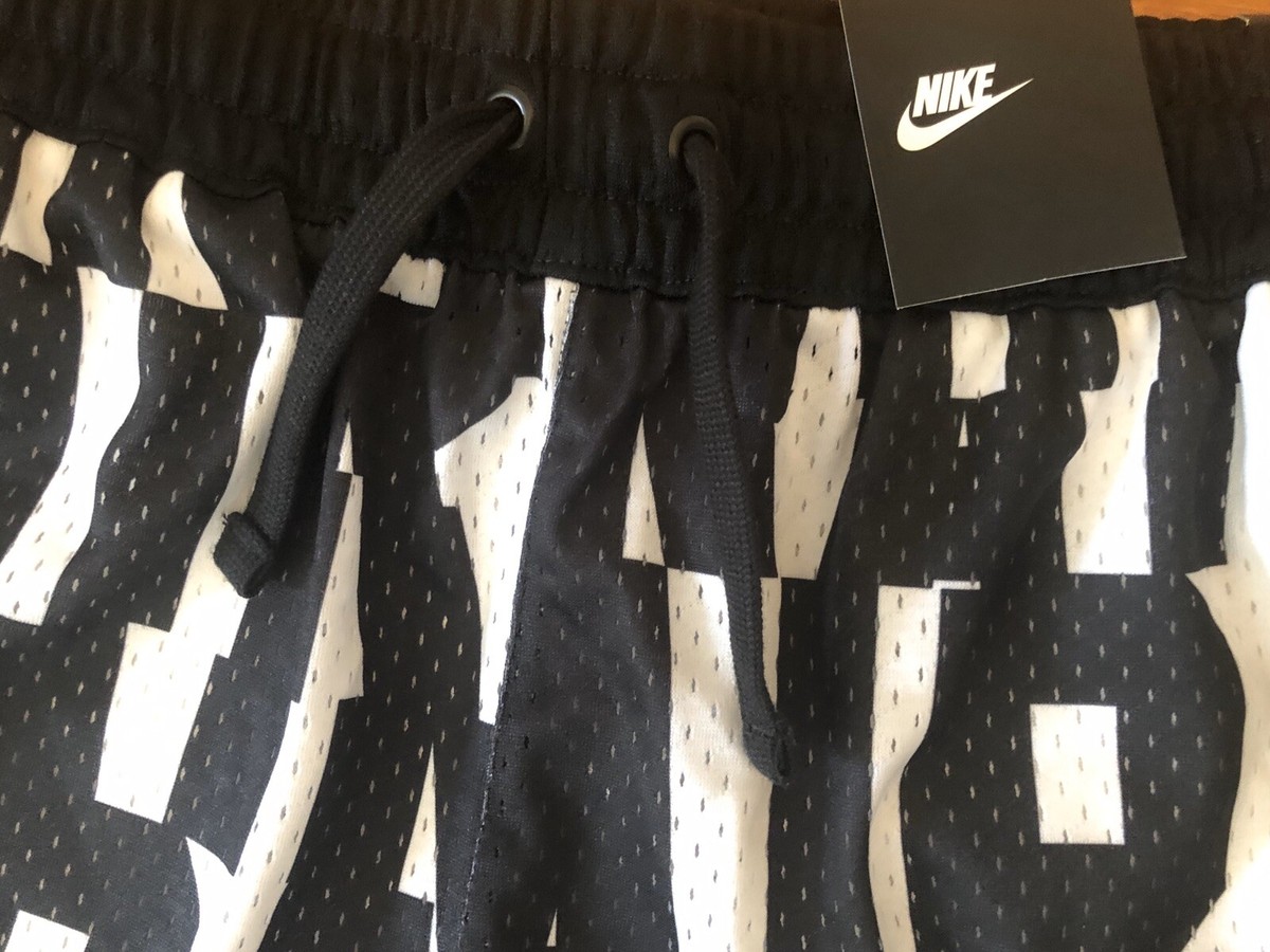 $45 NEW Nike Boys Air Mesh Shorts Black AT9760-100 Large | eBay