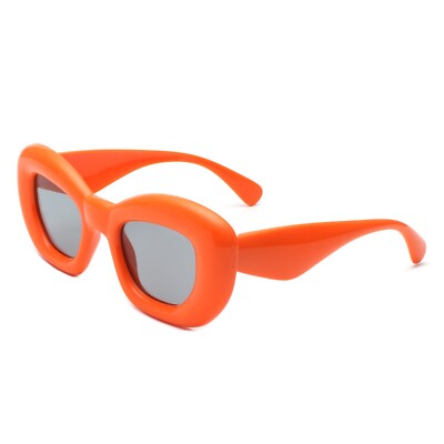 Thick Frame Square Women's Sunglasses - Fashionable Cat Eye Female Shades