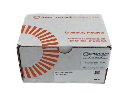 (6) SPECTRUM Pro-Connex KrosFlo Fittings 1-1/2  TC x 3/8  90°HBxFLL ACPX-LM3-06N
