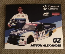 Nascar Truck Driver #02 Jayson Alexander Constant Contact 2025 Postcard