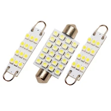 3x White LED Interior Map Dome Lights Bulbs for 88-98 Chevy Silverado GMC Sierra