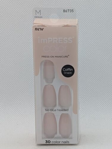 Kiss imPRESS Color Press-On Manicure Nails, Short, Medium ~ You Choose - Picture 11 of 17