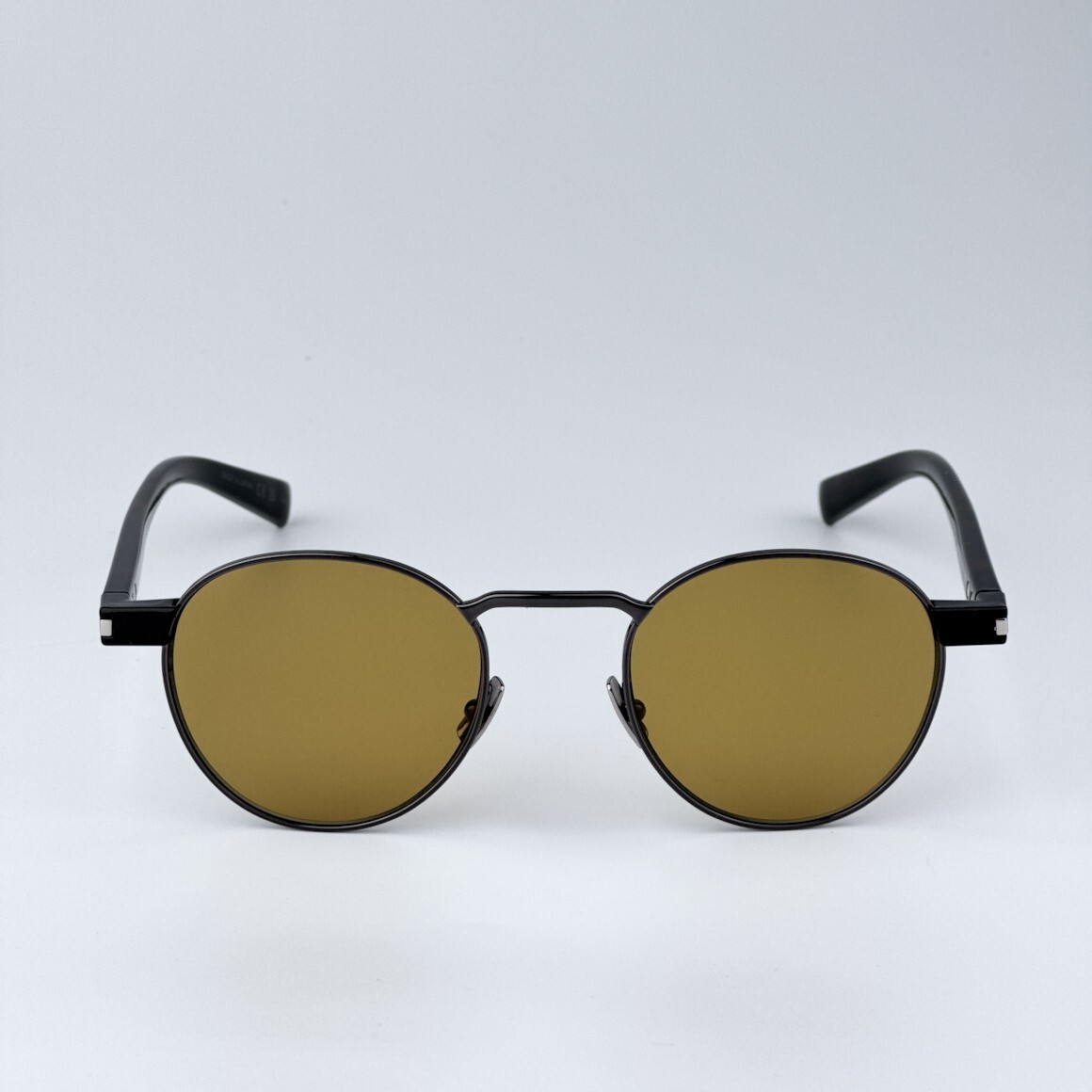 BRAND NEW Saint Laurent SL707 002 Gold Havana Green Oval Unisex Sunglasses NEW Saint Laurent SL707 002 Gold Havana Green Oval Unisex  main image 4