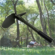 Pelle De Survie Militaire Pliable Multifonctionnelle Verte D'Urgence