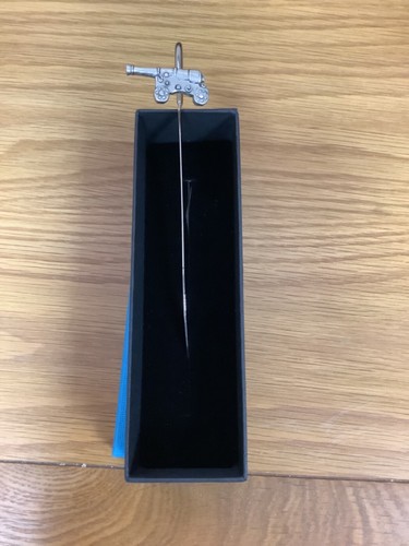 Mittelalter Kanone Qualität Silber Zinn Lesezeichen - Bild 3 von 3