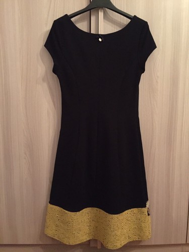 Cristina Effe Abito Dress Size 42 IT (10 UK) Black - Picture 2 of 7