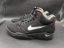 Size 7.5 - Nike Air Flight Lite Mid Black White for sale online | eBay