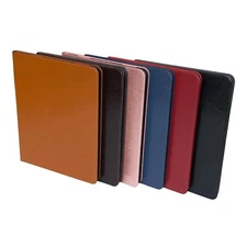ENAPY iPad Air 11 (M2) Genuine Leather Case Cover w/ Pencil Holders & Sleep-Wake
