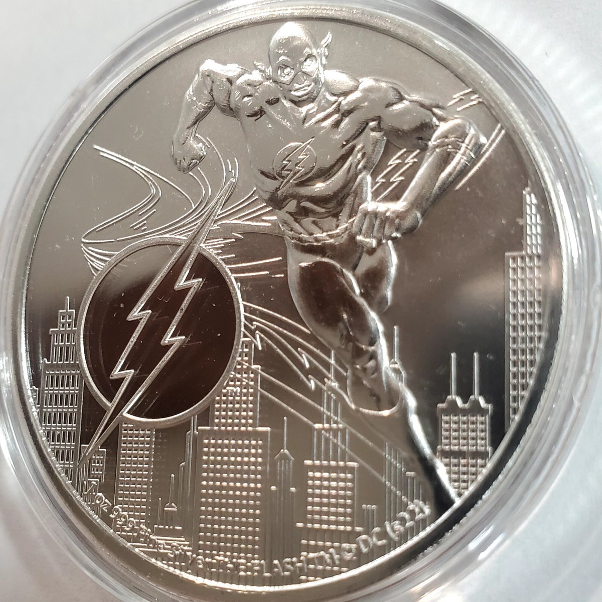 THE FLASH CLASSIC 2022 1オンス純銀プルーフコイン - ニウエ - ニュージーランド造幣局 2022-W Burnished $1