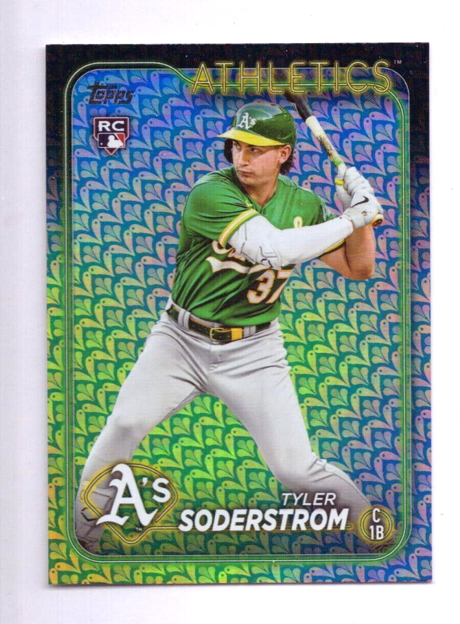 2024 Topps Series 1 - Holiday FOIL  #244 Tyler Soderstrom (RC)