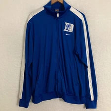 Nike Team Duke University Blue Devils Jacket Adult XL Full Zip Embroidered