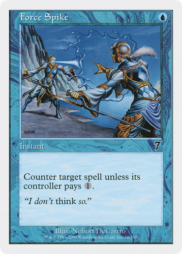 MTG 魔力の乱れ 7版 foil Force Spike 英語版 Mtg Force Spike 7 Edition Foil English Version | eBay