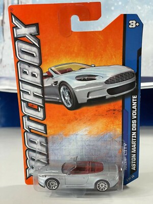 2011 Matchbox Aston Martin DBS Volante MBX City 23 of 120- SILVER - NEW