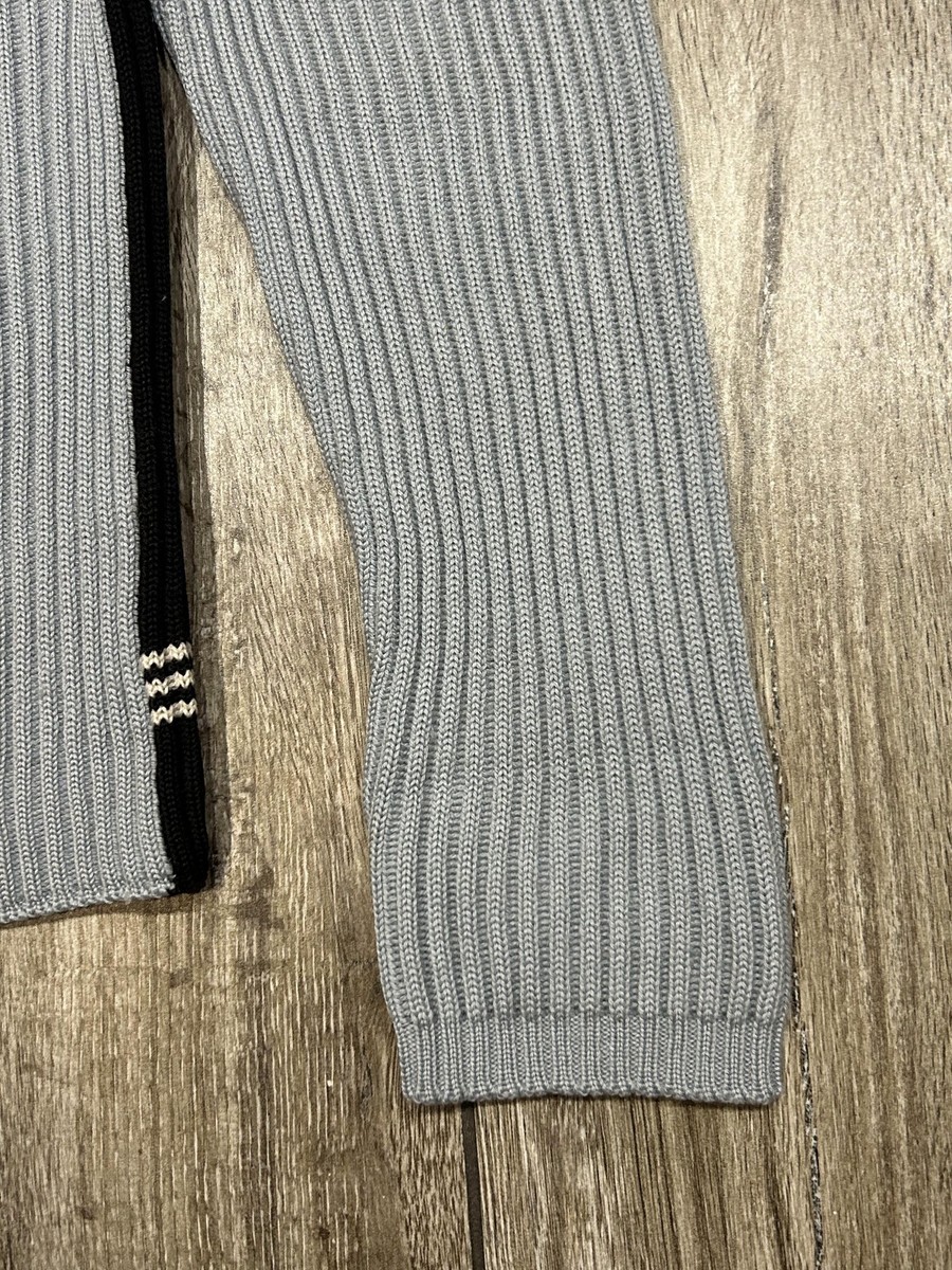 Vintage 2004 Stone Island Men's Sweater Full Zip Lampo 100 Vintage 2004 Stone Island Men's Sweater Full Zip Lampo 100
