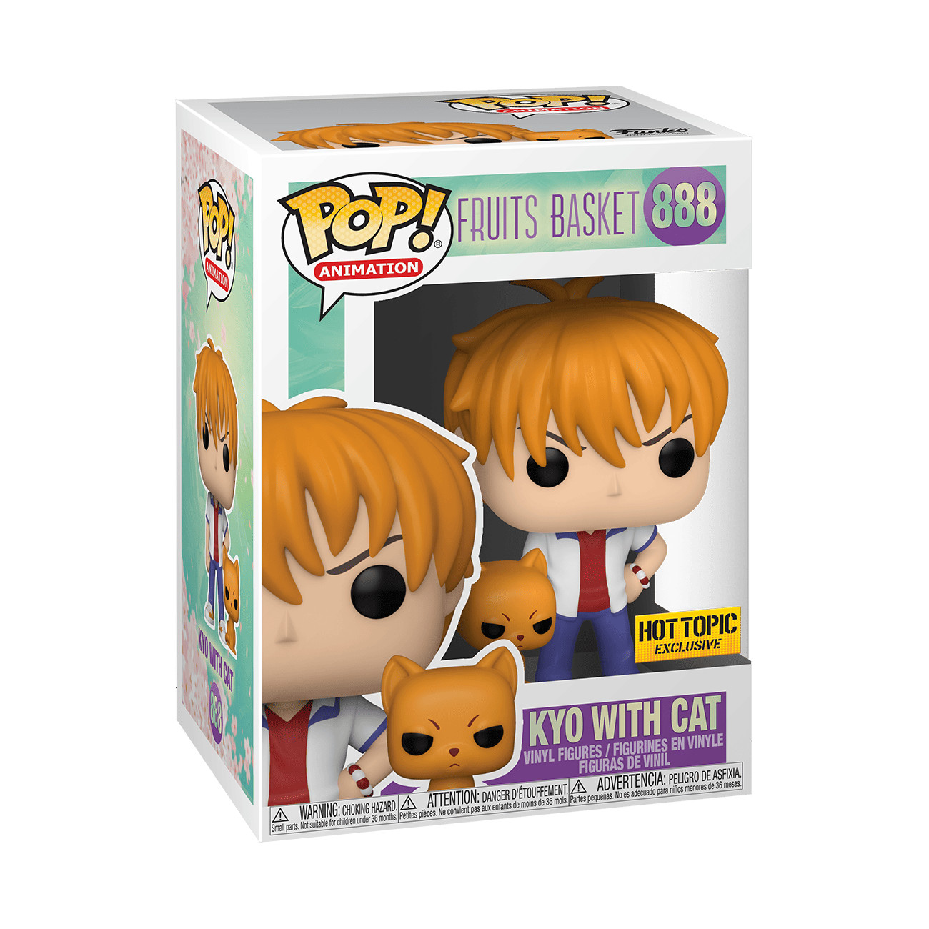 Funko Pop! Vinyl: Fruits Basket - Kyo with Cat - Hot Topic