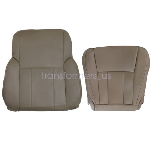 Cubierta de asiento delantera de cuero para Toyota 4Runner 1996-2002 roble tostado + cojín de espuma - Imagen 9 de 24