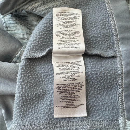 Columbia Damen Gr. S sportliches Oberteil Half Zip Langarm Pullover grau hellblau - Bild 9 von 10