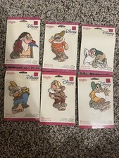 NEW LOT Disney Home Princess Collection Iron On PATCH Six Of Seven Dwarfs