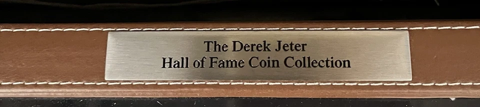 2020 Danbury Mint Derek Jeter Hall of Fame coleção de moedas 50c conjunto lote 28 moedas - Imagem 4 de 4