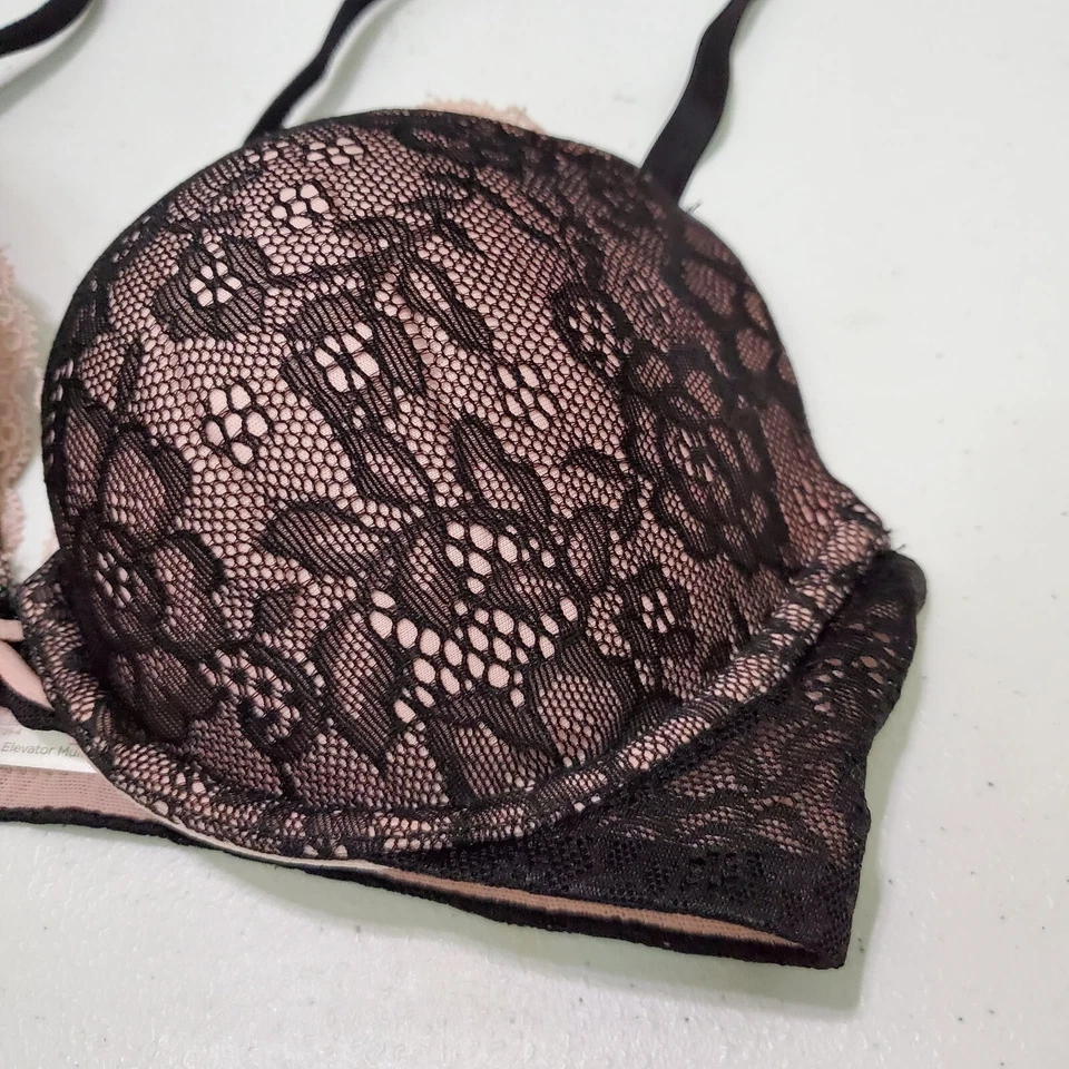 Sujetador para mujer Cosmopolitan 34A negro con aros convertible multivía Foto 2 de 4