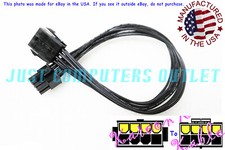    12" Female 8-Pin ATX 12V-EPS to Male 4 4 Pin CPU Power Extension Cable