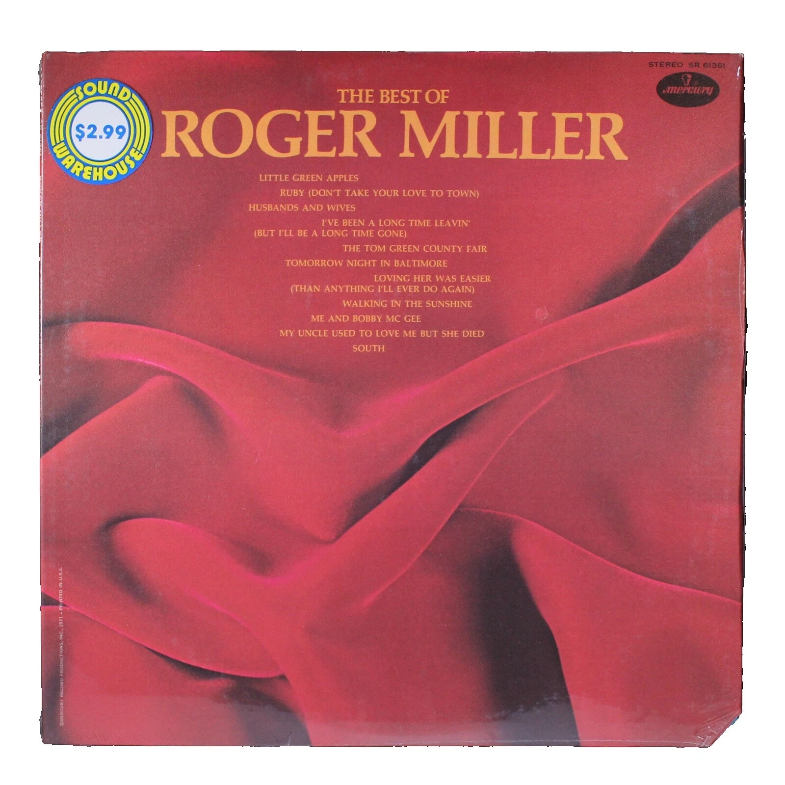 Роджер Миллер виниловые пластинки
