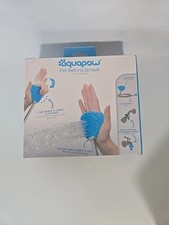 Aquapaw Dog Pet Bathing Sprayer Brush Scrubber Tool Bath Hose Open Box