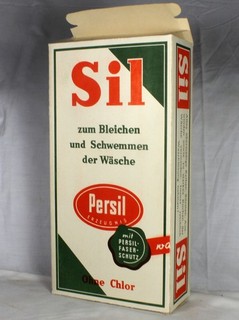 alte große Schaupackung Sil Persil