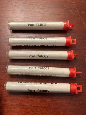 LOT of 5 NOS YSI Precision Thermistor 1 x P/N 44006 & 4 x P/N 44005