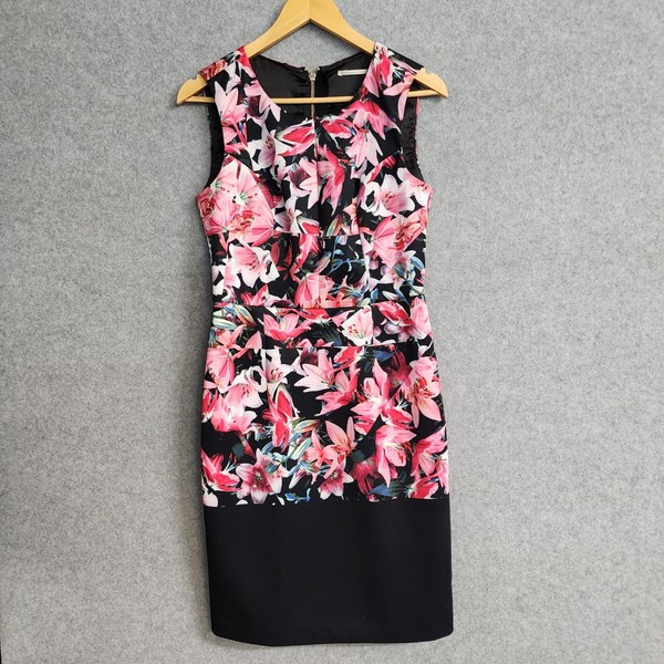 Jane Lamerton Women's Dress Size 10 Pink Wedding Floral Event Occasion Party