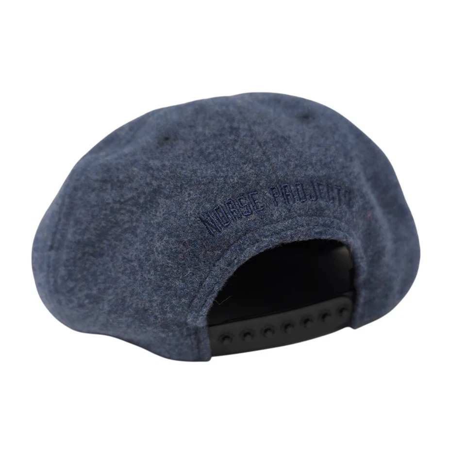 Norse Projects Copenhagen Denmark Wool Trucker Hat Cap Blue Made in USA Skater - Image 2 of 4